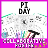 Pi Day Collaborative Poster - Team Work - Math - Bulletin Board