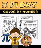 Pi Day Color By Number  Coloring Activity (Pi day activities)