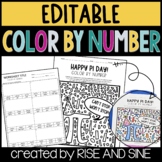 Pi Day | Color By Number | Editable