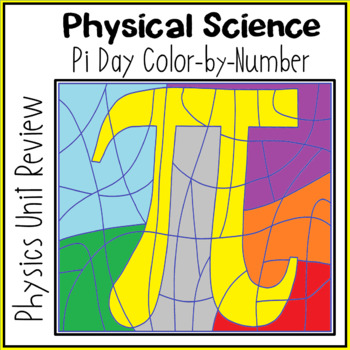 Preview of Pi Day Color-by-Number Physical Science {Physics Unit Review}