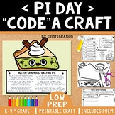 Pi Day Craft & Coding Activity: One Page Craft & Poem & Wr