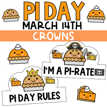 Preview of Pi Day Crown | Crown Craft | March | 3.14