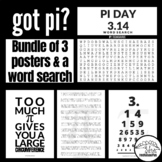 Back to School Math Classroom Decor Pi Day Posters, Activi