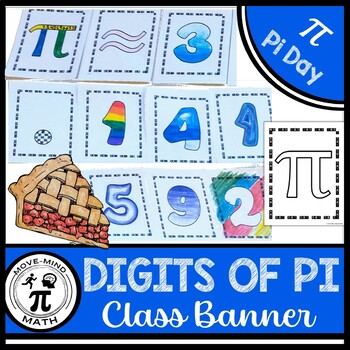 Pi Day Digits Banner – 150 Digits of Pi for collaborative class artwork
