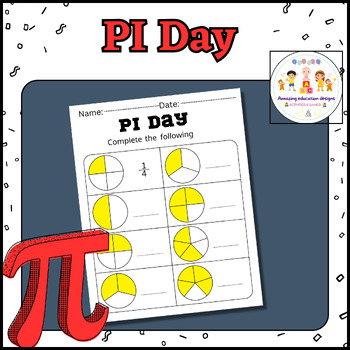 Preview of Pi Activities Math Worksheets / Circle  Pi Day