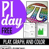 Pi Day FREEBIE: Graphing, Coloring, and a Game