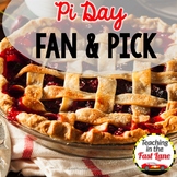 Pi Day Fan & Pick Cooperative Learning Activity