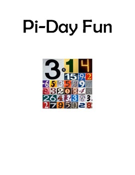 Preview of Pi- Day Fun Activities Pack / A Collection of Activities for Pi Day