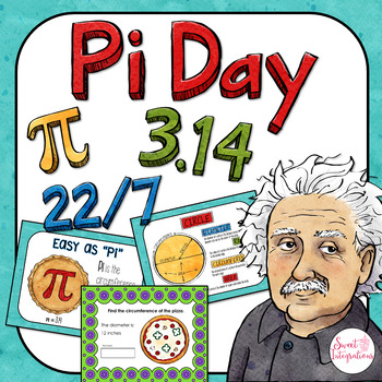 Preview of Pi Day Math Activities - Digital and Print - Area and Circumference of a Circle