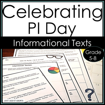 Preview of Pi Day Activities and  Informational Text -  Main Idea and Close Reading
