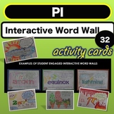 Science Bell ringer Pi Interactive Word Wall STEAM Activit