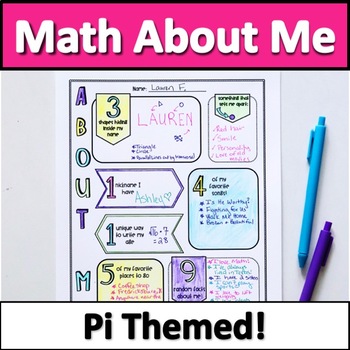 Preview of Pi Day Math Activity