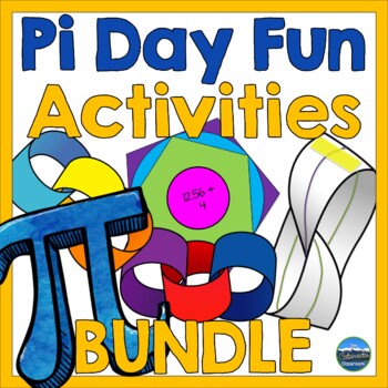 Preview of Pi Day Fun Activities - Math Activity featuring Crafts - Math Work - Inquiry