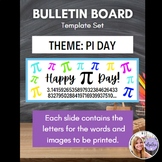 Pi Day - Math Bulletin Board Kit on Canva