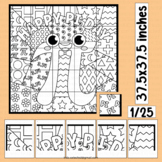 Pi Day Math Collaborative Poster Activities Coloring Pages