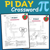 pi day math Activities | Crossword Puzzle Activity