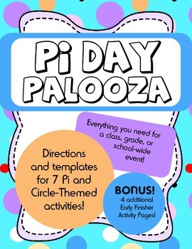 Preview of Pi Day Palooza! Activities and Centers