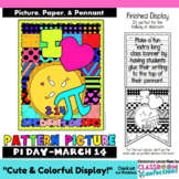 Pi Day Activity Writing Paper and Coloring Sheet Pi Day Banner