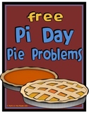 FREE Pi Day Area & Circumference Middle School Math Word Problems