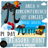 Pi Day Pirate Day Math Circumference Area of a Circle Trea