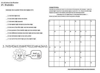 Pi Day Activities - Puzzles by weatherly | Teachers Pay ...