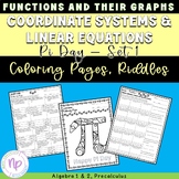 Pi Day: Trivia, Slopes, & Intercepts | COLORING PAGE & RID