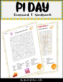 Pi Day Word Search Pi Day Activities Vocabulary 1-5 grade Math
