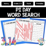 Pi Day Word Search Puzzle Activity