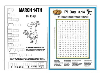 Pi Day Puzzle Worksheets Teaching Resources Teachers Pay Teachers