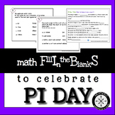 Pi Day Activities (or any day) MathFibs