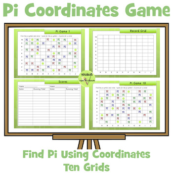 Preview of Pi Day - Pi Themed Partner Battleships Game