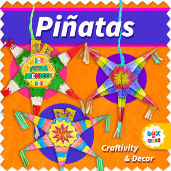 Preview of Piñata Mexican Fiesta Craft | Cinco de Mayo | Mexico Culture Classroom Decor