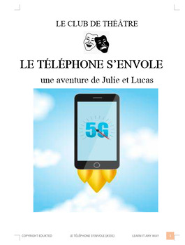 Preview of Pièce de théâtre: Le téléphone s'envole , a play: the phone flies away (#335)