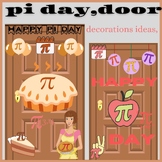 Pi day ,door decorations ideas,crafts,cut and paste