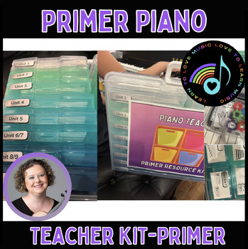 Preview of Primer Piano Teacher Kit: 320 Cards!