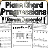 Piano Chord Progression Composition Worksheets