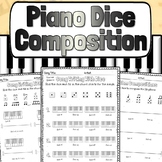Piano Chord Progression Dice Composition Worksheets
