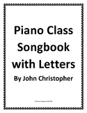 Piano Class Songbook (with Letters)