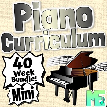 Preview of Piano Curriculum | Mini | Career-Long Piano Curriculum For Piano Teachers