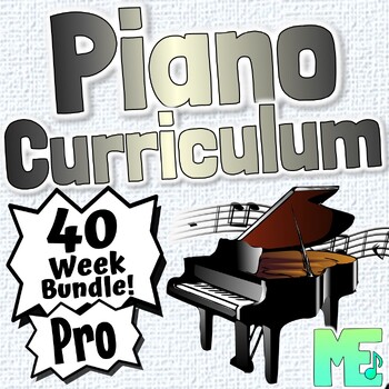 Preview of Piano Curriculum | PRO | Career-Long Piano Curriculum For Piano Teachers