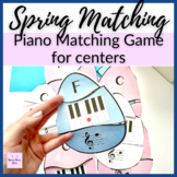 Piano Easter Egg Matching Game for Spring Music Centers