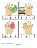 Piano Finger Number Clip Cards-Back to School Theme