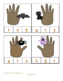 Piano Finger Number Clip Cards-Halloween