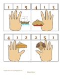 Piano Finger Number Clip Cards-Thanksgiving