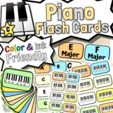 Piano Flash Cards | Notes, Major Chords, Minor Chords, Bas