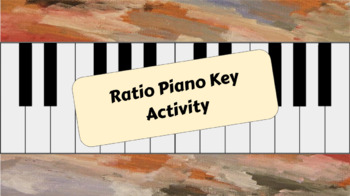 Preview of Piano Key Ratio Activity