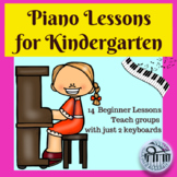 Piano Lessons for Kindergarten