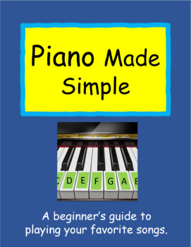 Preview of Piano Made Simple - An Adapted Curriculum