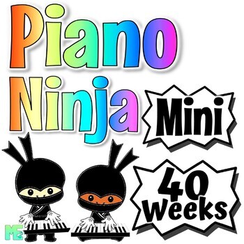 Preview of Piano Ninja | Mini | Piano Lessons For Beginner Pianists