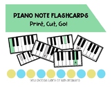 Piano Note Flashcards